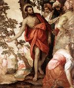 VERONESE (Paolo Caliari) St John the Baptist Preaching  wr painting